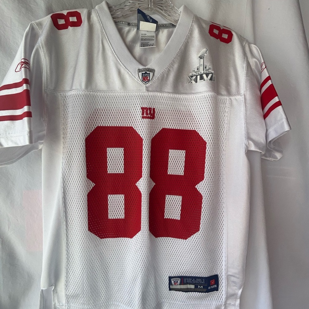 NFL White and Red On-Field Jersey